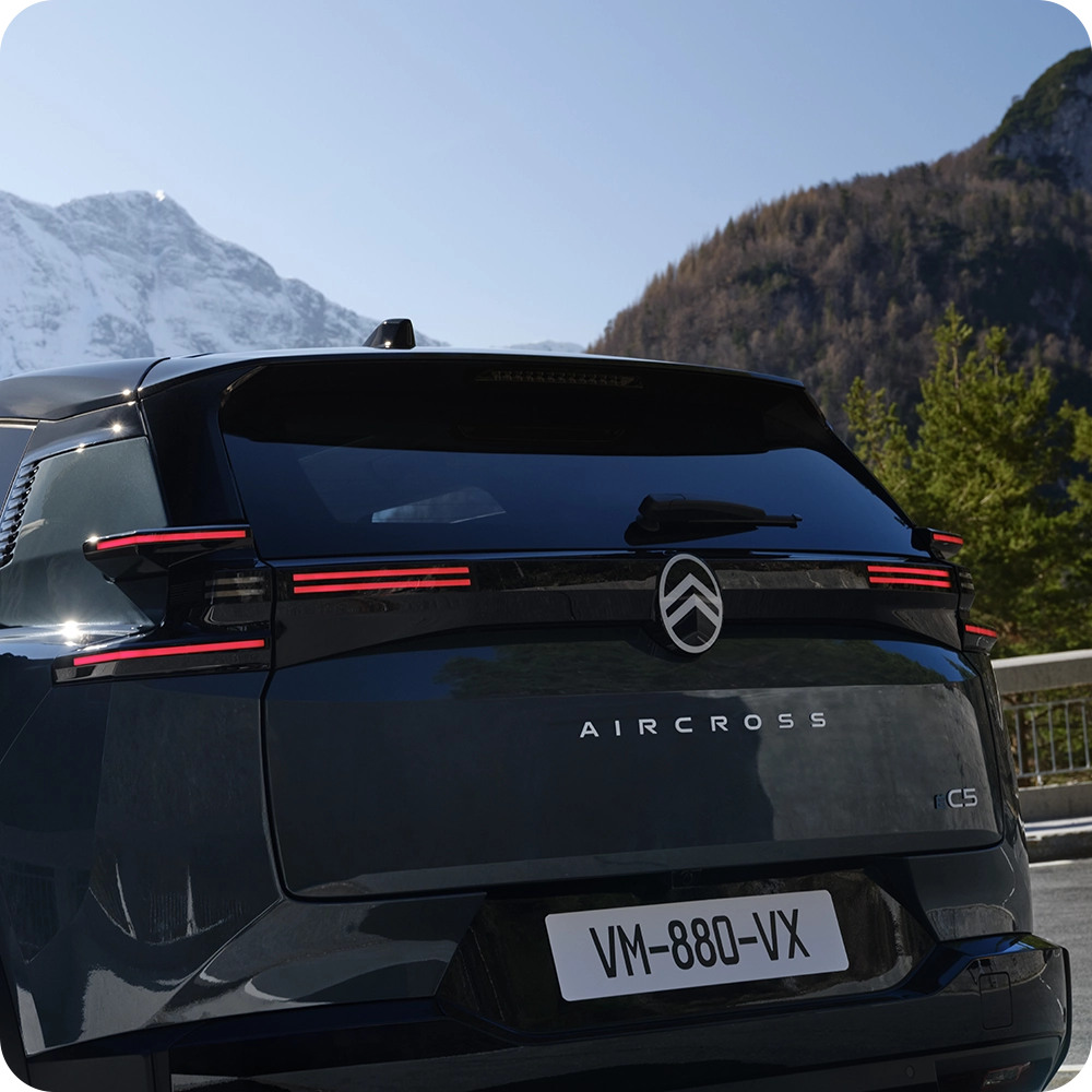 Naujasis C5 Aircross galiniai žibintai